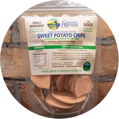 Canine Harvest Freeze Dried Sweet Potato Chips
